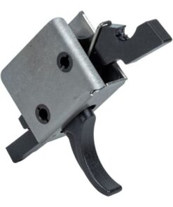CMC Triggers Single-Stage Drop-in Small Pin Curved Trigger for Mil-Spec AR-15, AR-10 Style Rifles, Black - 90501